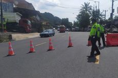 H-2 Lebaran, Polisi Alihkan Arus Pemudik Kendaraan Roda Empat di Nagreg Bandung ke Kadungora Garut