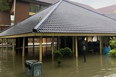 Hujan Deras 2 Jam, Alun-alun dan Perkantoran di Lingkungan Pemkab Lebak Kebanjiran