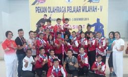 Raih 18 Emas, Sulut Juara Umum Pekan Olahraga Pelajar 2018