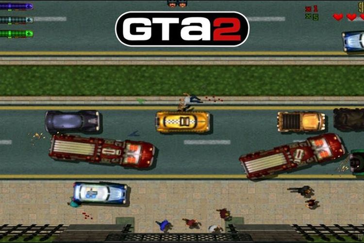 Ilustrasi game Grand Theft Auto 2.