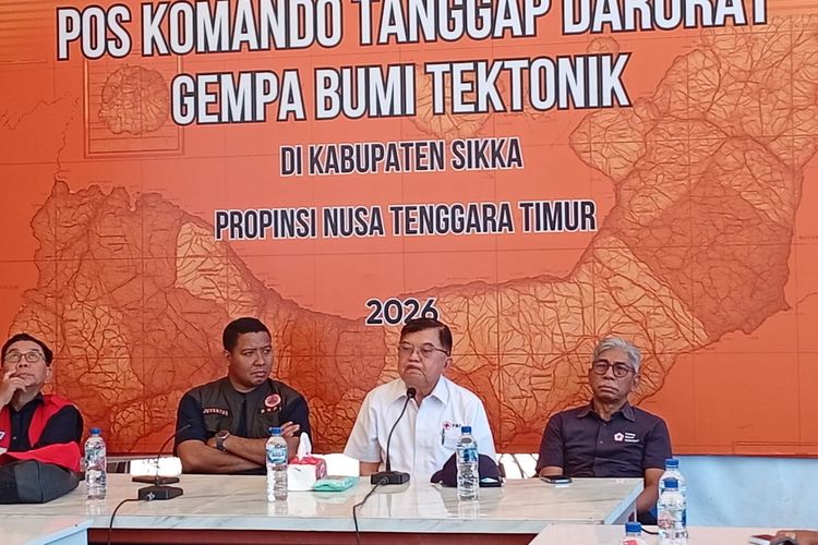 Jusuf Kalla Ajak Warga Korban Gempa Flores Gotong Royong Bangun Rumah, Pemerintah Siapkan Upah