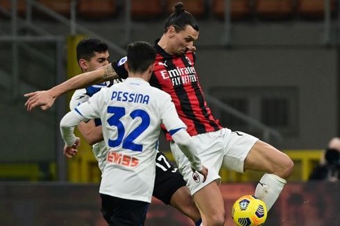 Babak I AC Milan Vs Atalanta, Bek Pinjaman dari Juventus Bawa La Dea Unggul