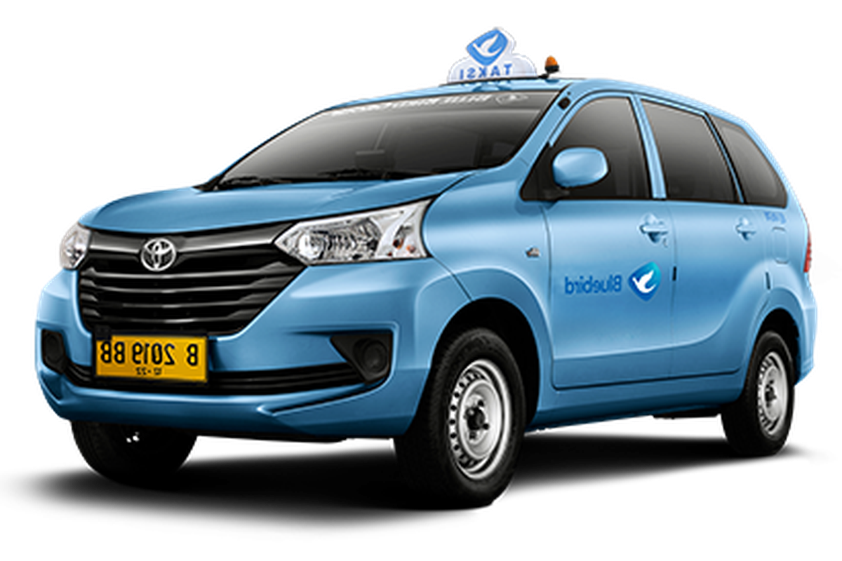 Toyota Transmover yang dijadikan taksi Blue Bird