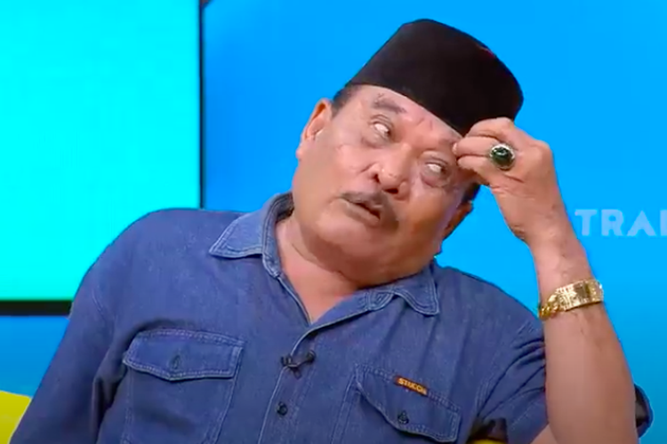 Haji Bolot saat menjadi bintang tamu di acara Okay Bos Trans7