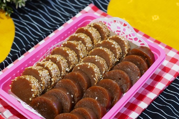 Ilustrasi dodol wijen. 