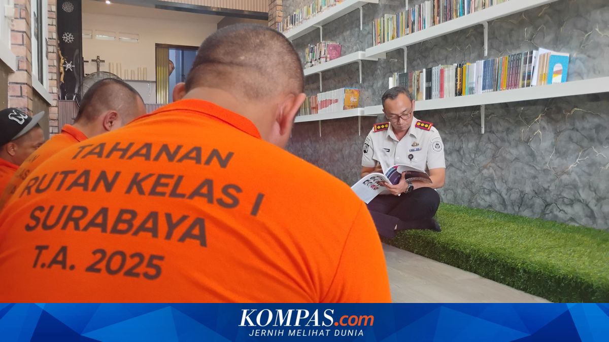 Perpustakaan di Rutan Surabaya Jadi Wahana Sanksi Edukatif bagi Warga Binaan