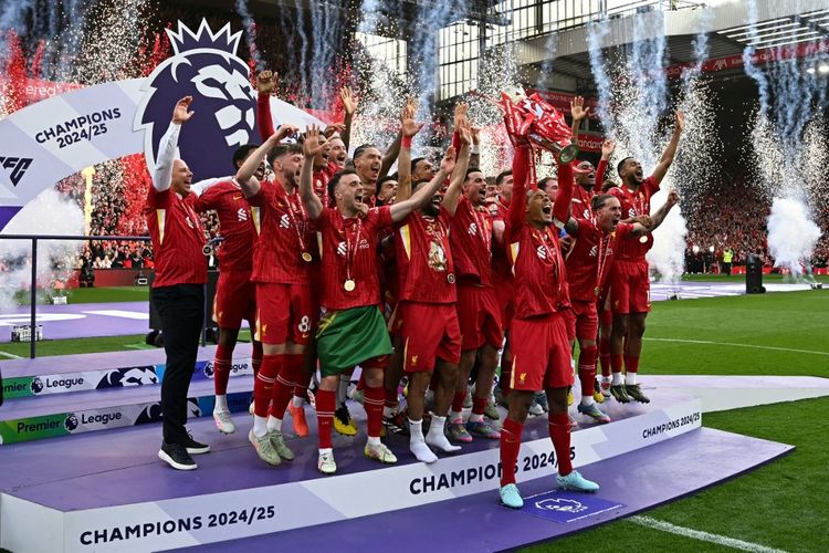 Klasemen Akhir Liga Inggris 2024-2025: Liverpool Juara, Chelsea dan Newcastle Lolos Liga Champions