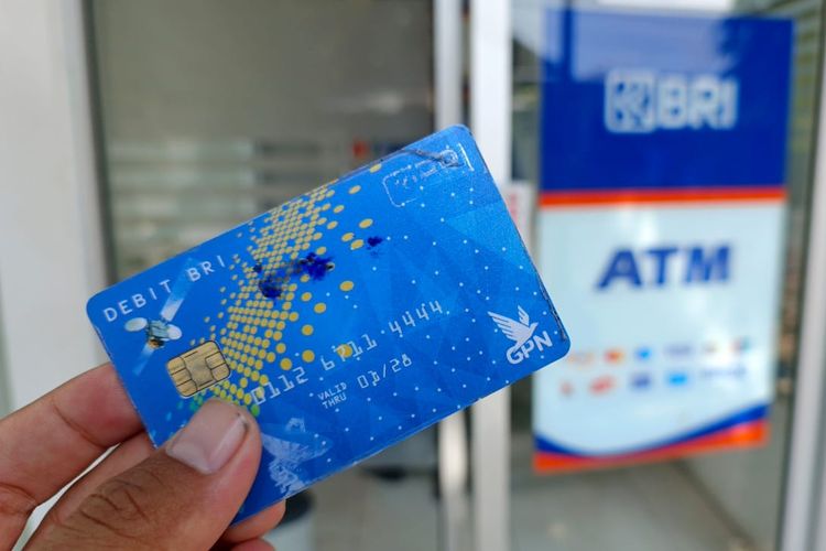Maksimal pengambilan uang di ATM BRI sesuai kartu debut nasabah.