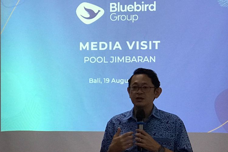 Wakil Direktur Utama PT Blue Bird Adrianto Djokosoetono di Bali.