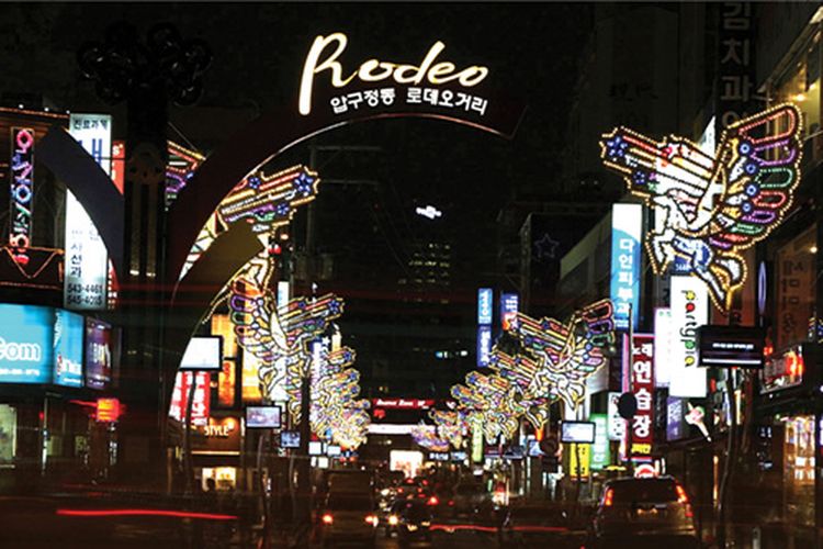Apgujeong Rodeo Street, Korea