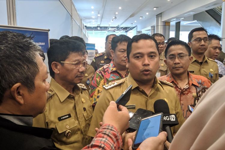 Wali Kota Tangerang Arief Wismansyah saat ditemui di Bookfair Festival Kota Tangerang, Selasa (18/2/2020).