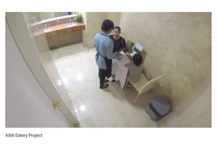 Salah satu cuplikan video AIMI Eatery Project, yang mengampanyekan pentingnya ruang menyusui di gedung-gedung perkantoran.