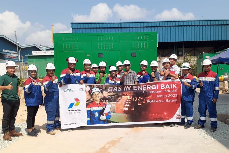 PGN salurkan gas bumi ke PT PLN Batam.