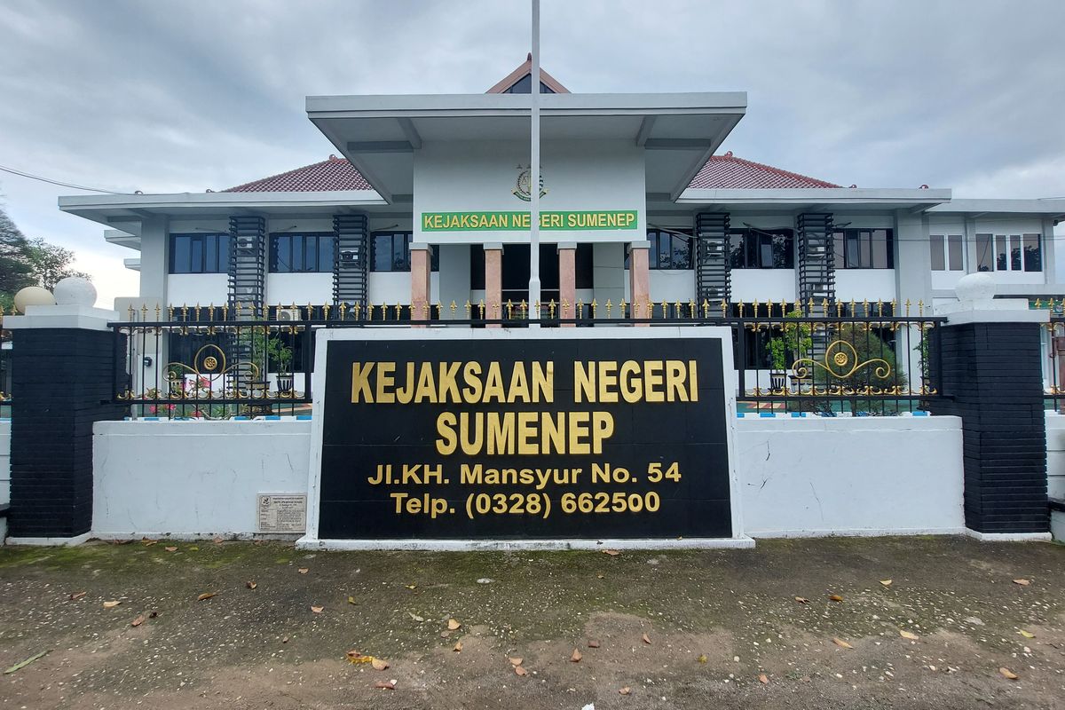 Kantor Kejaksaan Negeri (Kejari) Sumenep, Jawa Timur. 