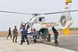 TNI AU Siapkan Helikopter EC-120B Colibri Jadi Ambulans Udara