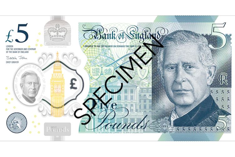 Uang kertas ini akan beredar bersamaan dengan uang kertas lama bergambar Ratu Elizabeth II.