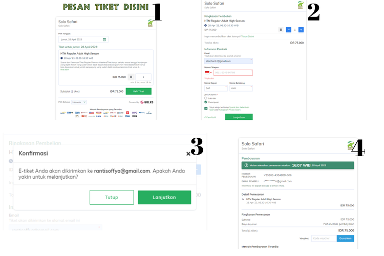 tiket taman safari solo online