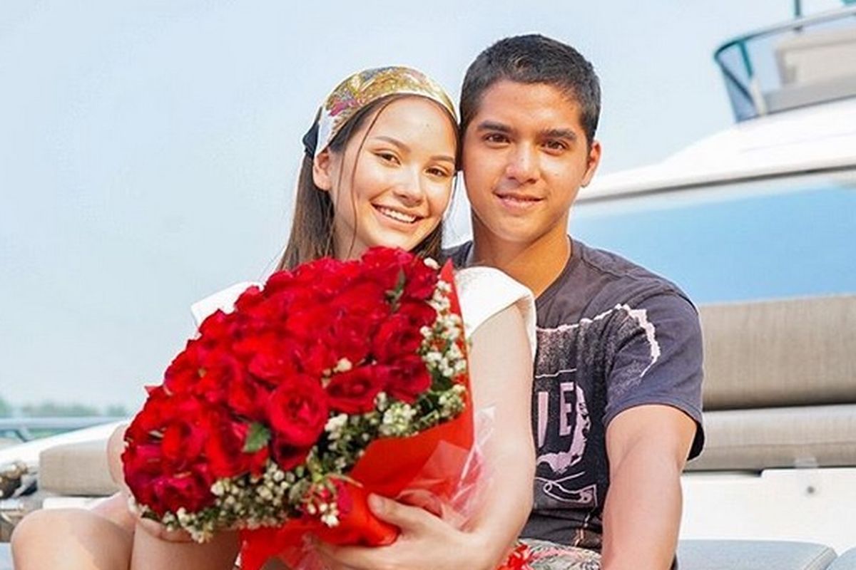 Pasangan artis Alyssa Daguise dan Al Ghazali.