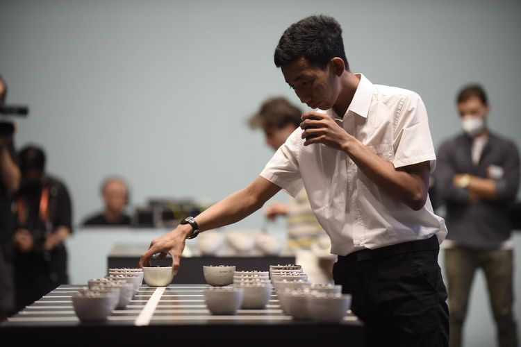 Dhira Dahni mewakili Indonesia dalam World Cup Tasters Championship (WCTC) 2021 di Milan, Italia.