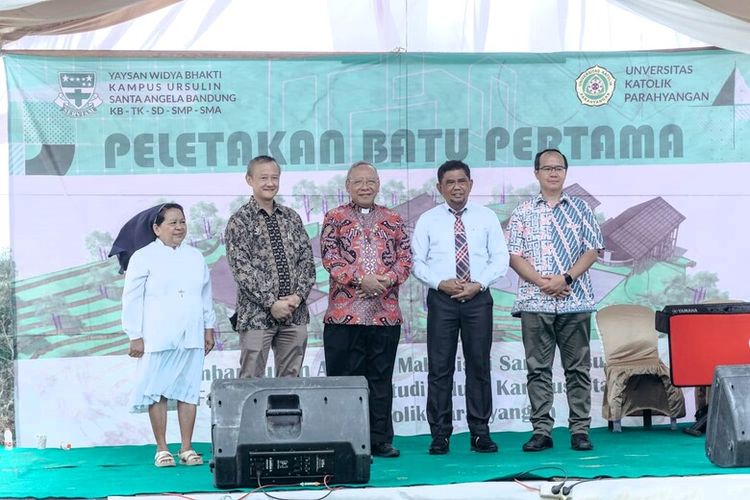 Peletakan Batu Pertama Unpar PSDKU di Ibu Kota Negara (IKN) Nusantara, Kamis (7/9/2023) 