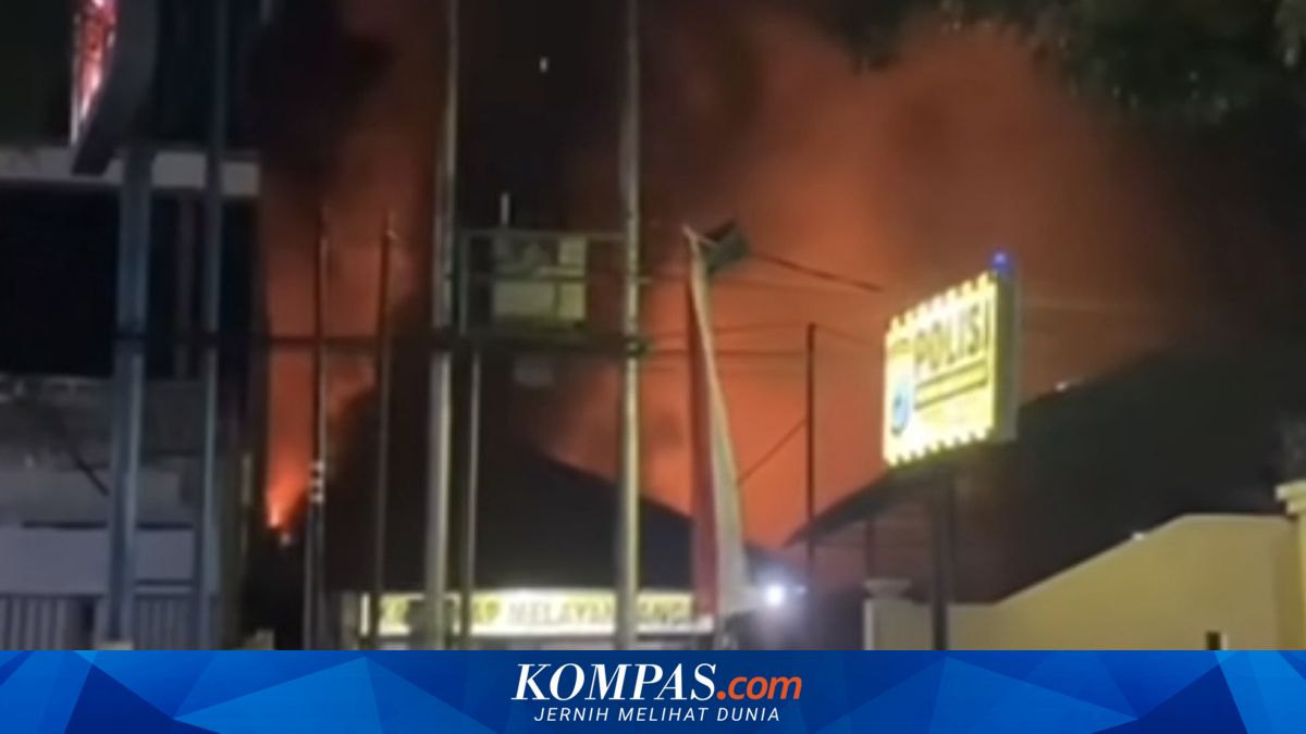 Polres Banjarbaru Terbakar, Dua Ruangan Ludes Dilalap Api