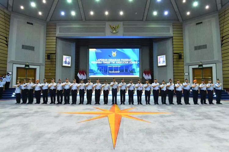 Dikukuhkan Kasau, Ini Daftar 25 Pati AU yang Resmi Naik Pangkat