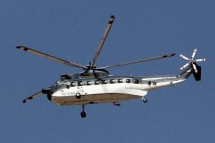 Helikopter Sikorsy S-N61 milik militer Irak.