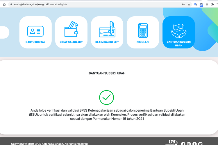 Syarat dan cara cek penerima program bantuan subsidi upah (BSU) atau subsidi gaji bagi pekerja dengan gaji di bawah Rp 3,5 juta