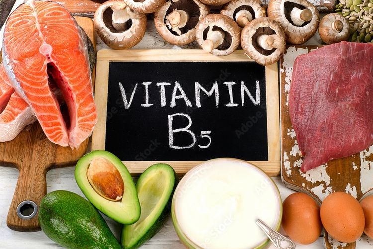 Ilustrasi vitamin B5. 