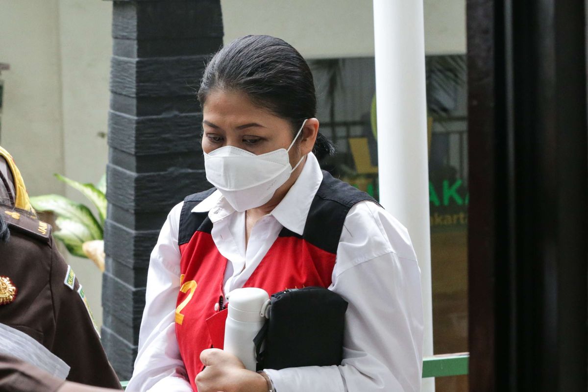 Terdakwa kasus pembunuhan berencana Brigadir Nofriansyah Yosua Hutabarat atau Brigadir J, Putri Candrawathi menjalani sidang pembacaan pleidoi atau nota pembelaan di Pengadilan Negeri Jakarta Selatan, Jakarta, Rabu (25/1/2023).
