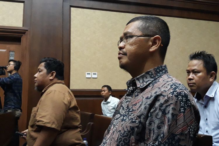 Politisi Partai Keadilan Sejahtera (PKS) Yudi Widiana Adia di Pengadilan Tipikor Jakarta, Rabu (21/3/2018).