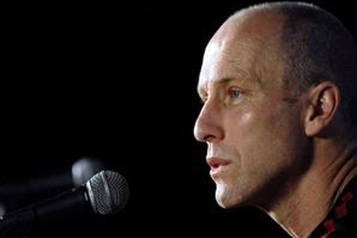 Pelatih Amerika Serikat, Bob Bradley.
