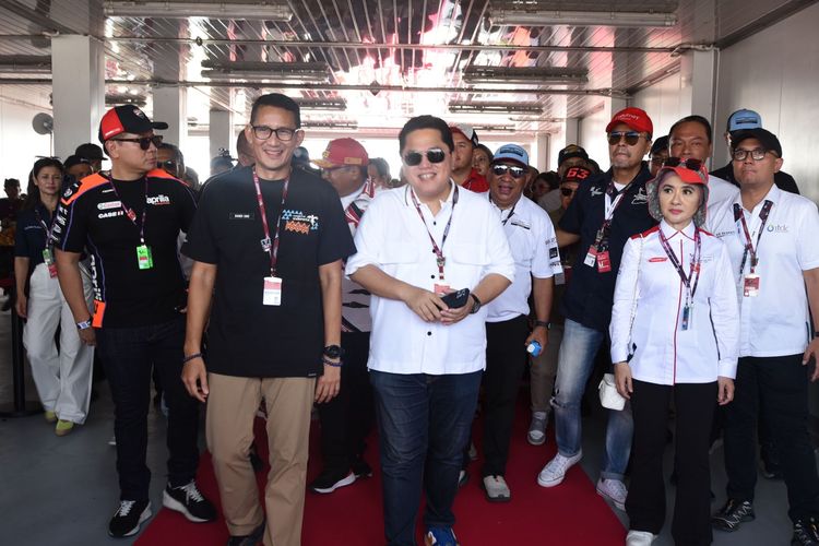 Gelaran Pertamina Grand Prix of Indonesia 2023. 