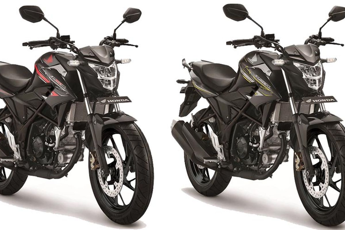 Warna grafis baru Honda CB150R 2017, Macho Black dan Wild Black.