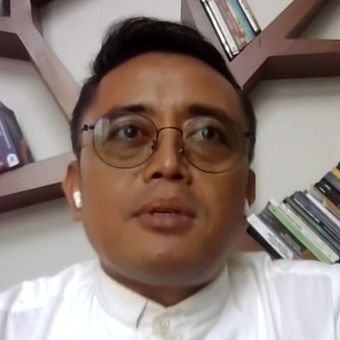 Kepala Pusat Makroekonomi dan Keuangan Institute for Development of Economics and Finance (Indef) Rizal Taufikurahman dalam diskusi virtual, Rabu (16/10/2024).