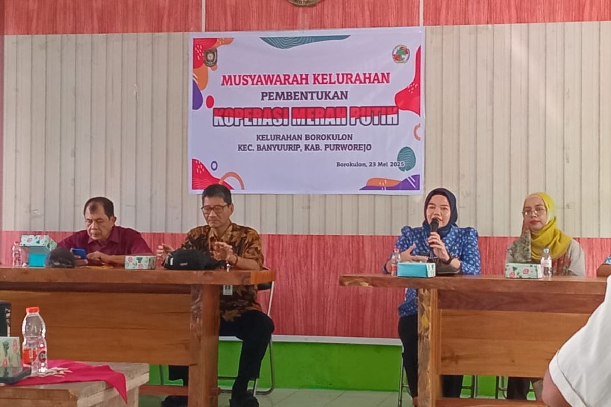 Sebanyak 24 desa dan 3 kelurahan di Kecamatan Banyuurip, Kabupaten Purworejo, Jawa Tengah sudah membentuk bentuk Koperasi Merah Putih.