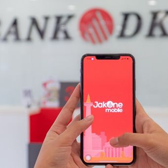 Ilustrasi aplikasi JakOne Mobile milik Bank DKI.
