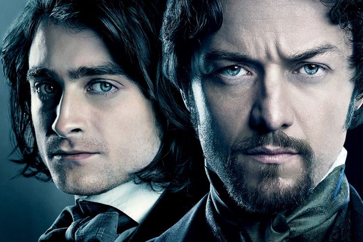 James McAvoy dan Daniel Radcliffe dalam Victor Frankenstein (2015)