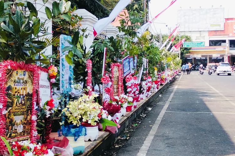 Cara Unik Pati Tekan Sampah, Ucapan Hari Jadi Diganti Ribuan Bibit Tanaman