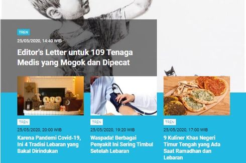 [POPULER TREN] Editor's Letter 109 Tenaga Medis Dipecat | 4 Negara Terapkan Jam Malam Saat Lebaran