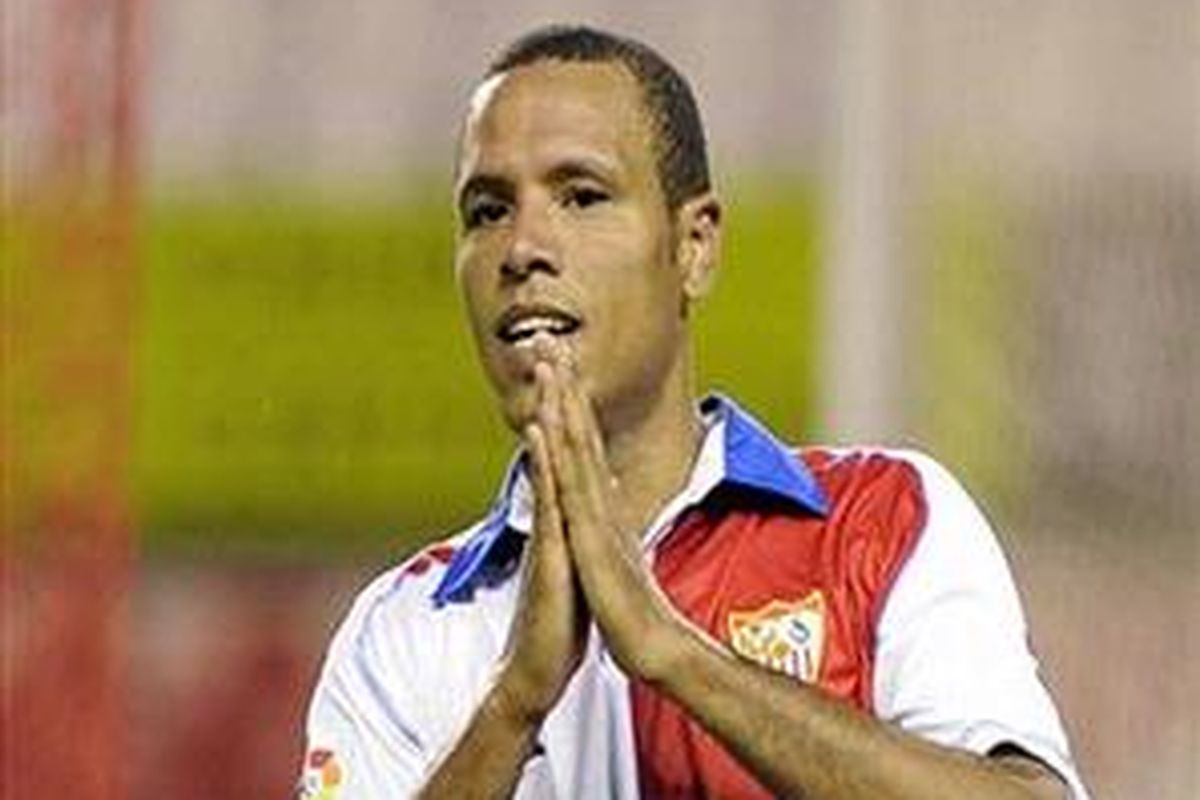 Penyerang Sevilla, Luis Fabiano.