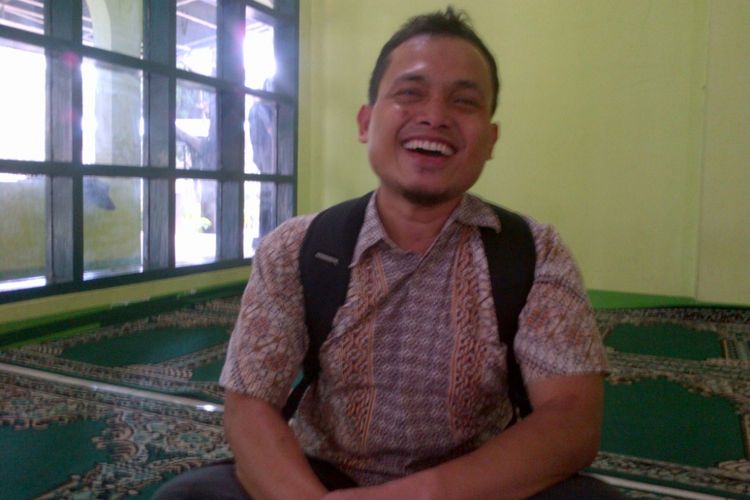Asep Nandang, pengajar Alquran braile di Yayasan Wyataguna Bandung