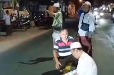 Viral, Video Pria Shalat di Tengah Jalan di Gresik, Ini Penjelasan Kades dan Polisi