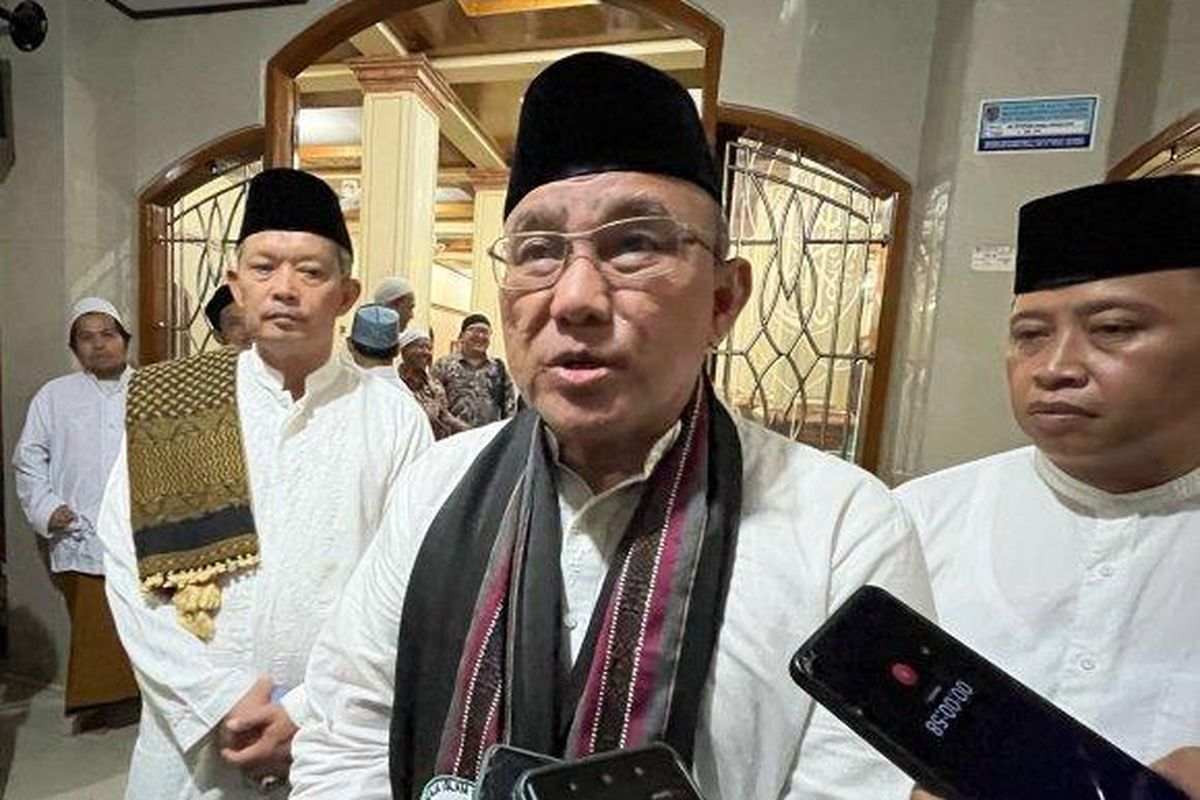 Wali Kota Depok, Mohammad Idris, saat dijumpai wartawan usai melaksanakan tarawih keliling Senin (10/4/2023) malam.