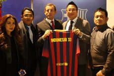 Ofisial Indonesia XI Bertemu Presiden Barcelona  