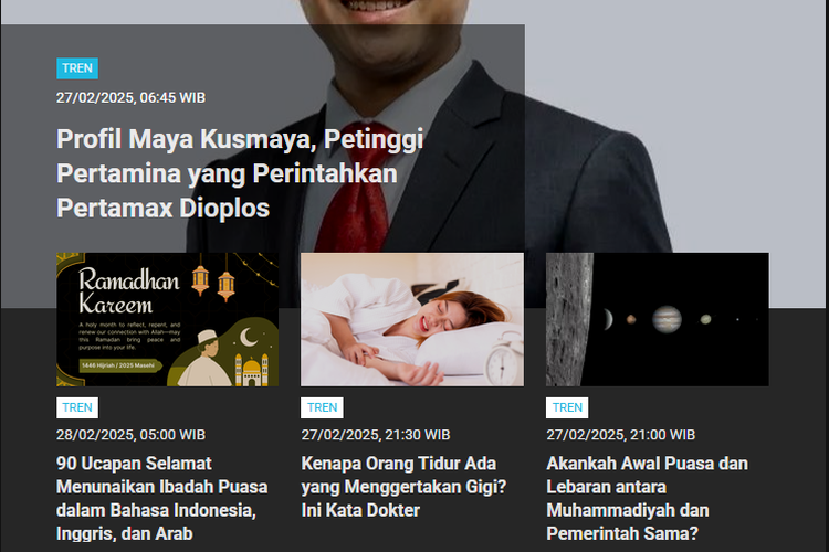 [POPULER TREN] Sosok Tersangka Baru Korupsi Pengoplosan Pertamax Maya Kusmaya | Klasemen Liga Korupsi Indonesia