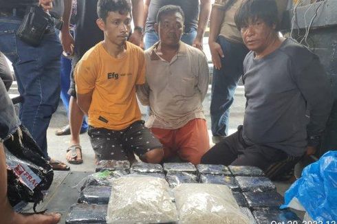 Penyelundupan 30 Kg Sabu Digagalkan Polisi, Transaksi Dilakukan di Tengah Laut Perbatasan Malaysia