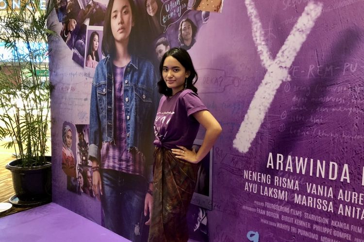 Arawinda Kirana saat dijumpai di XXI Epicentrum, Kuningan, Jakarta Selatan, Senin (6/12/2021).