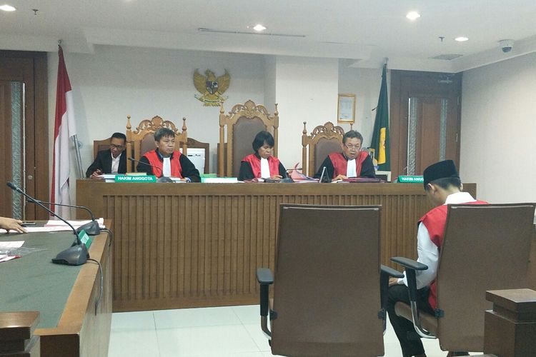 Sidang kasus kerusuhan 21-22 Mei di Pengadilan Negeri Jakarta Pusat, Kamis (15/8/2019).