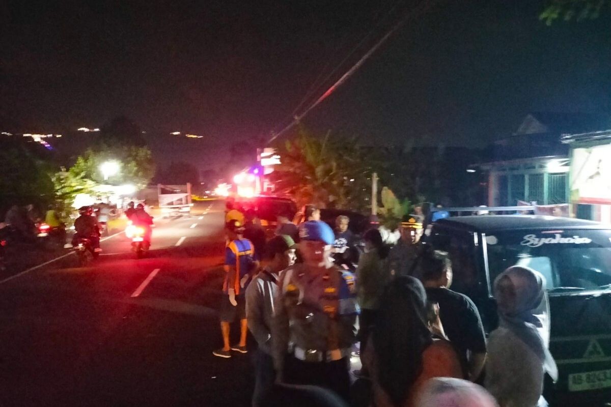 Lokasi penemuan jenasah sopir di Jalan Piyungan- Prambanan, Bantul, Rabu (13/3/2025)